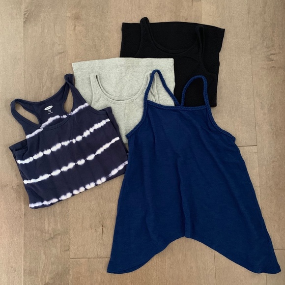 Gap & Old Navy Girls Tank Tops (set of 4) - Picture 1 of 5